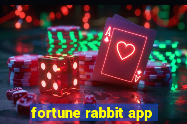 fortune rabbit app